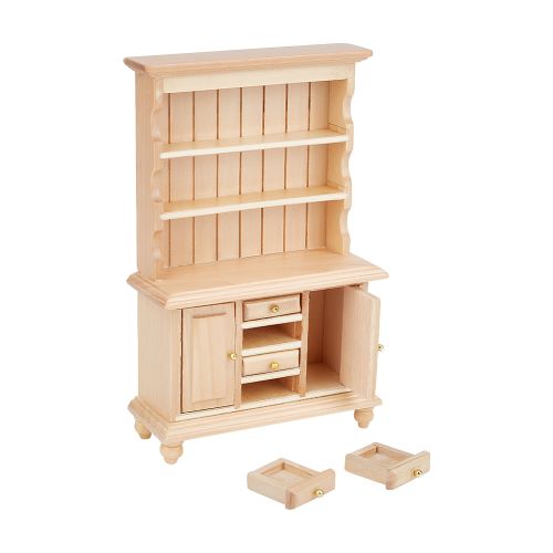 Miniature Wooden Buffet Beige 1pc 