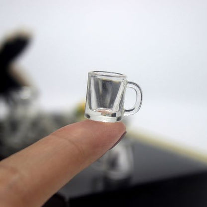 Miniature Resin Clear Mug 2pc | Alberta Bead Store