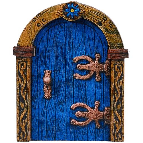 Garden Fair Door Royal Blue 