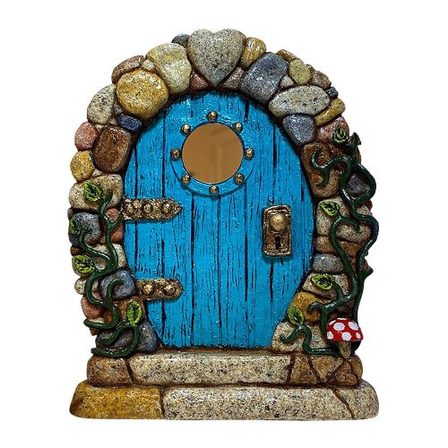 Garden Fair Door Sky Blue 1pc 