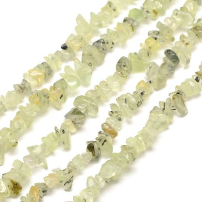 Prehnite Gemstone Chip Beads 