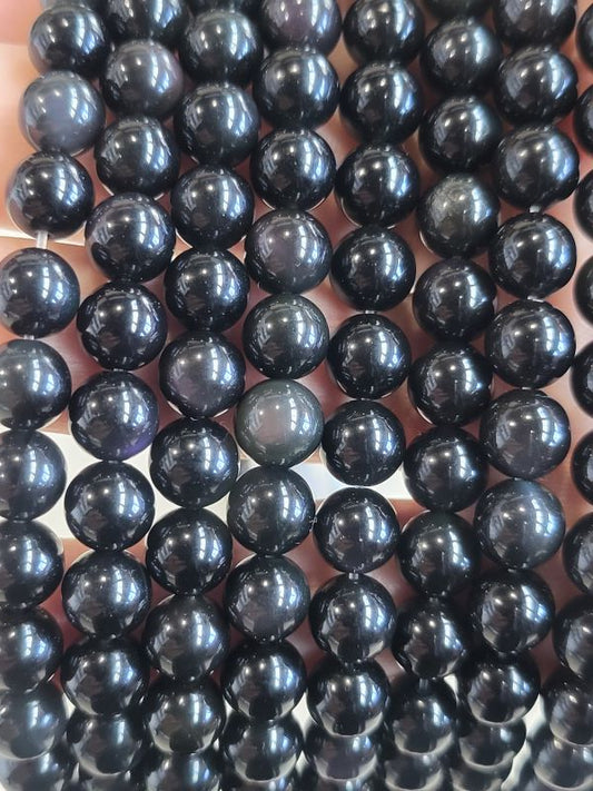 Rainbow Obsidian Beads - Crystals and Sun Signs