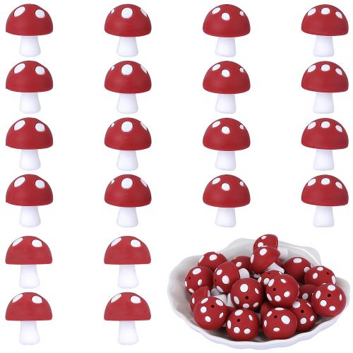 Silicone Bead Mushroom Shape 