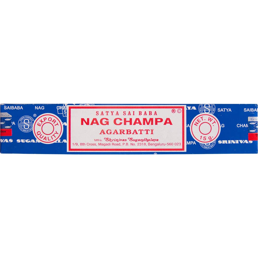 Satya Nag Champa Incense 15 Gr - Crystals and Sun Signs