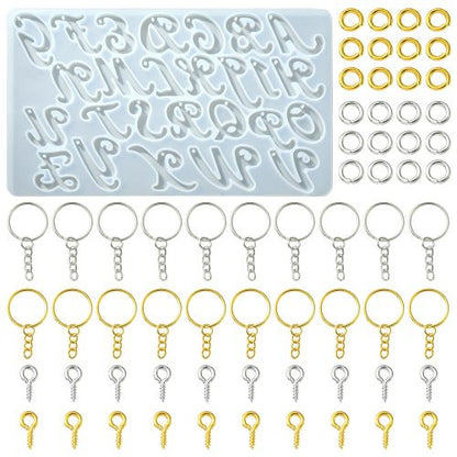 Alphabet Resin Mold Keychain Kit | Alberta Bead Store