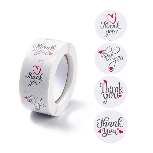 Thank you Stick with Heart 1roll | Alberta Bead Store