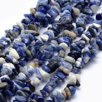 Sodalite Gemstone Chip Beads 