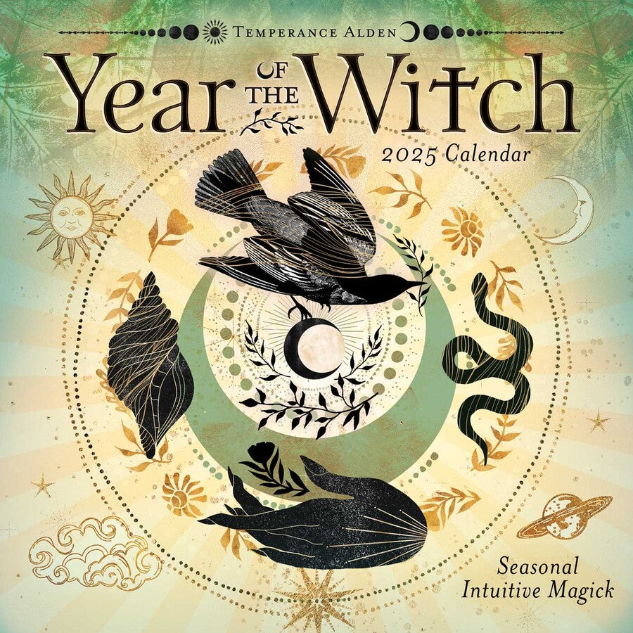 Year of the Witch Calendar - Crystals and Sun Signs